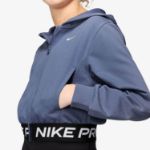 Image de VESTE D'ENTRAÎNEMENT NIKE PRO FLEECE  M (10-12A) Bleu pétrole