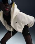 Image de NIKE SPORTWEAR PHOENIX FLEECE CROP FULL ZIP  S Blanc