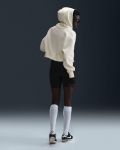 Image de NIKE SPORTWEAR PHOENIX FLEECE CROP FULL ZIP  S Blanc