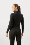 Image de NIKE ONE FITTED WOMEN'S DRI-FIT FULL-ZIP JACKET  L Noir