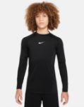 Image de HAUT A MANCHES LONGUES NIKE PRO  L (12-14A) Noir