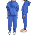 Image de FB-FLEECE PANT SET  6-7A (L) Bleu royal