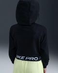 Image de NIKE PRO FLEECE BIG KIDS' (GIRL') DRI-FIT FULL ZIP HOODIE  L (12-13A) Noir