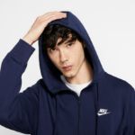 Image de M NSW CLUB HOODIE FZ BB  XXL Bleu marine