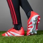 Image de PREDATOR LEAGUE FT FG/MG  44 2/3 Rouge/blanc