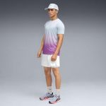 Image de THESE PUMA X HYROX CROPPED LEGGINGS SUPPORT YOUR WORKOUT WITH THEIR SCULPTING LI  L Bleu ciel