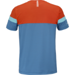 Image de CREW NECK TEE  L Bleu/orange