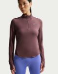 Image de NIKE SWIFT WOMEN'S DRI-FIT UV 1/4 ZIP  L Framboise