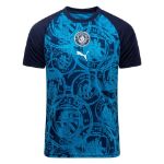 Image de MANCHESTER CITY T-SHIRT ENTRAINEMENT  L Noir/bleu