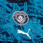 Image de MANCHESTER CITY T-SHIRT ENTRAINEMENT  L Noir/bleu