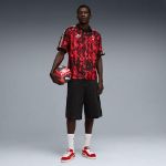 Image de MAILLOT RÉTRO KING AC MILAN HOMME  S Noir/rouge