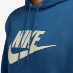 Image de NIKE CLUB HOODIE  L Bleu pétrole