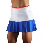 Image de JUPE LACE  XS Blanc/bleu