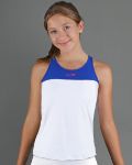 Image de SINGLET LACE KIDS  12/14 Blanc/bleu