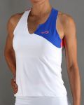 Image de SINGLET BLISS  L Blanc/bleu