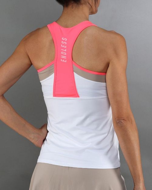 Image de SINGLET SLAM  S Blanc/rose
