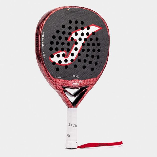 Image de TOURNAMENT PRO ICONIC PADEL RACKET  Padel Noir/rouge