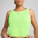 Image de W PUMA X HYROX ULTRASPUN CROP TANK  S Jaune fluo
