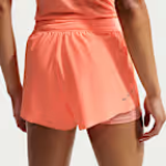 Image de NIKE SHORT 2-IN-1 SWIFT DRI-FIT - LIGHT  S Orange fluo