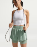 Image de NIKE DRI-FIT ONE HERITAGE 2 IN 1  M Vert d'eau