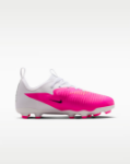 Image de JR PHANTOM 6 LOW ACAD FG/MG T  6Y US - 38 1/2 Blanc/rose