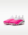 Image de JR PHANTOM 6 LOW ACAD FG/MG T  4.5Y US - 36 1/2 Blanc/rose