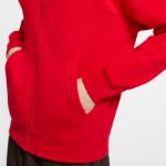 Image de M NSW CLUB HOODIE FZ BB  L Rouge