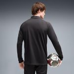 Image de ACM TRAINING 1/4 ZIP TOP  L Noir/rouge