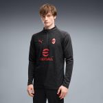 Image de ACM TRAINING 1/4 ZIP TOP  M Noir/rouge