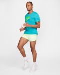 Image de RUN ENERGY MILER SS TEE  L Turquoise