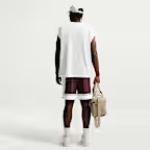 Image de SHORT DE BASKET 15 CM DRI-FIT  L Blanc/bordeaux