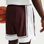 Image de SHORT DE BASKET 15 CM DRI-FIT  L Blanc/bordeaux