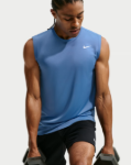 Image de MEN'S DRI-FIT SLEEVELESS TRAINING TOP  XL Bleu pétrole