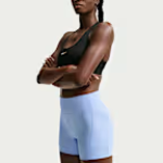 Image de CUISSARD NIKE DRI-FIT SWIFT HUGH RISE 4 IN  L Bleu ciel