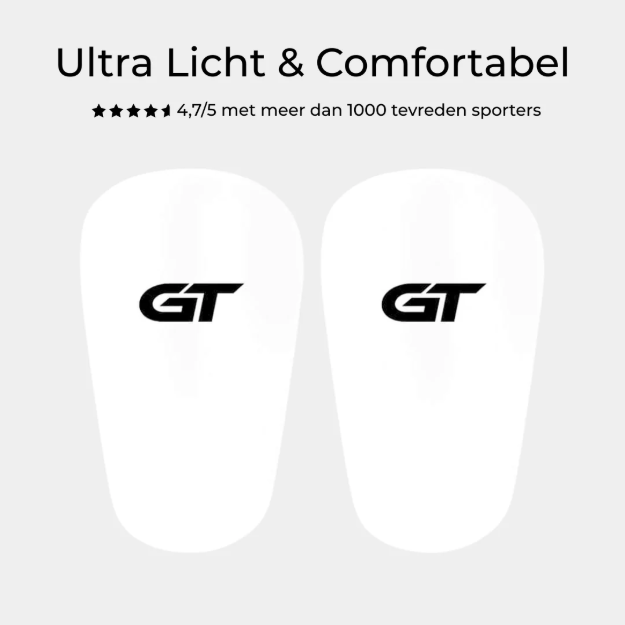 Image de GT MINI SHIN PADS  10CMX6CM Blanc