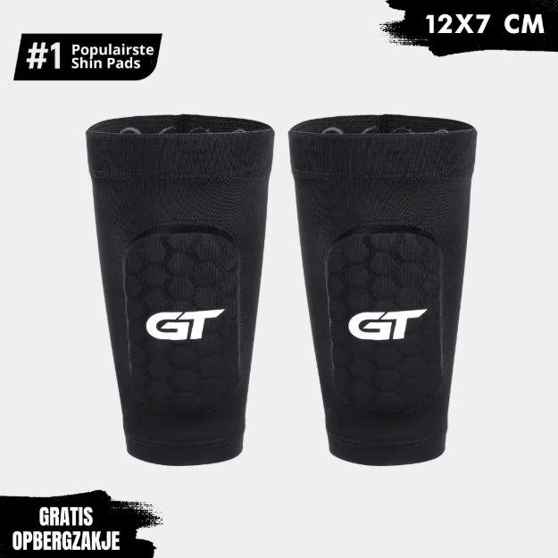 Image de GT SLEEVE SHIN PADS  10CMX6CM Noir