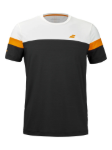 Image de CREW NECK TEE  L Noir/beige