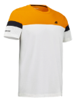 Image de CREW NECK TEE  M Blanc/orange
