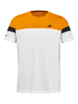 Image de CREW NECK TEE  S Blanc/orange