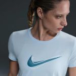 Image de NIKE ONE SWOOSH  L Bleu ciel